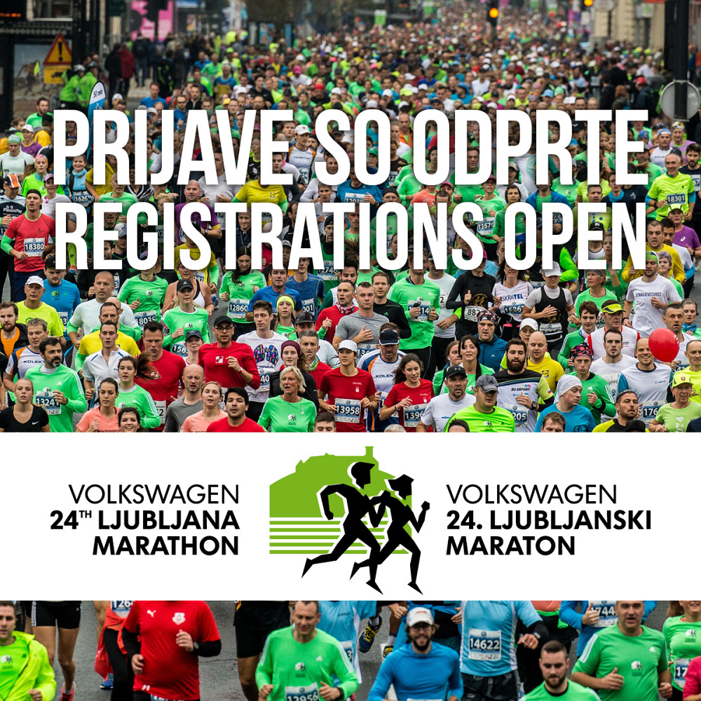 Prijave na Volkswagen 24. Ljubljanski maraton SO ODPRTE ...