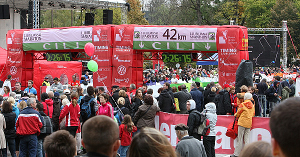 Maraton, polmaraton in 10 km tek