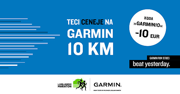 Teci ceneje na Garmin 10 km