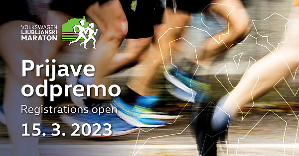 Tomorrow we open registrations for the VW 27th Ljubljana Marathon