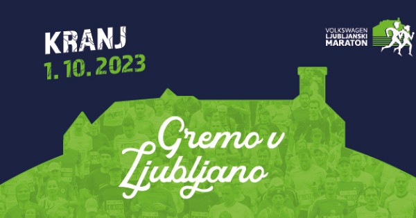 Gremo v Ljubljano - 1. oktobra bomo tekli na Brdu pri Kranju