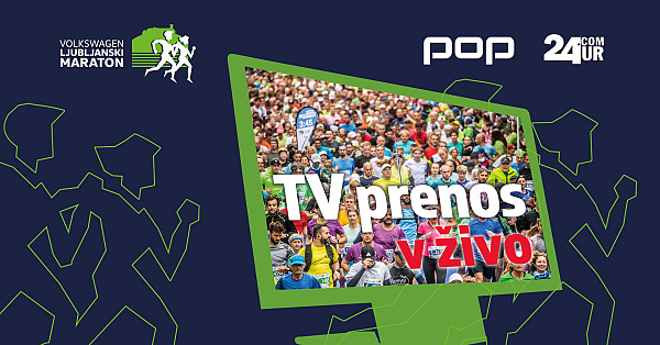 Nedelja ob 8:45: prenos Volkswagen 27. Ljubljanski maraton na POP TV