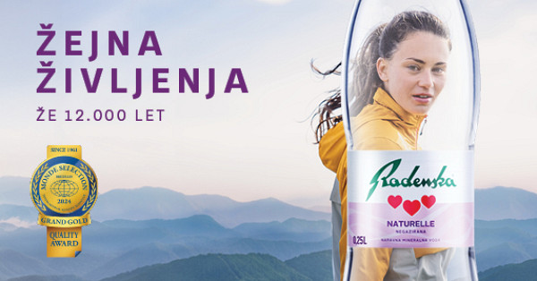 This year for the first time, Radenska Naturelle is the official water of the NLB Ljubljana Marathon!