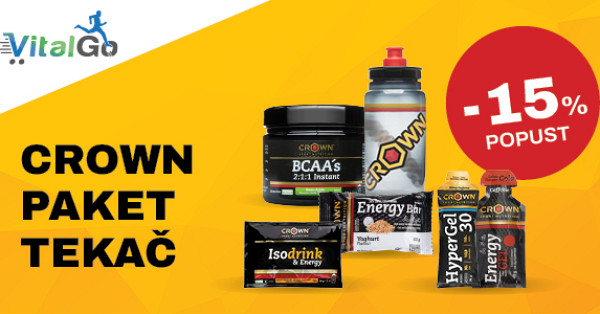 Vitalgo and Crown Sport Nutrition are the official sports nutrition of the NLB Ljubljana Marathon for the second year